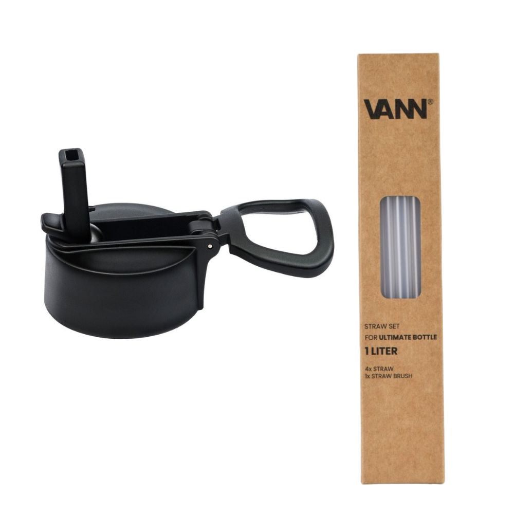 Dop met rietje V1 met rietjes - Ultimate Bottle