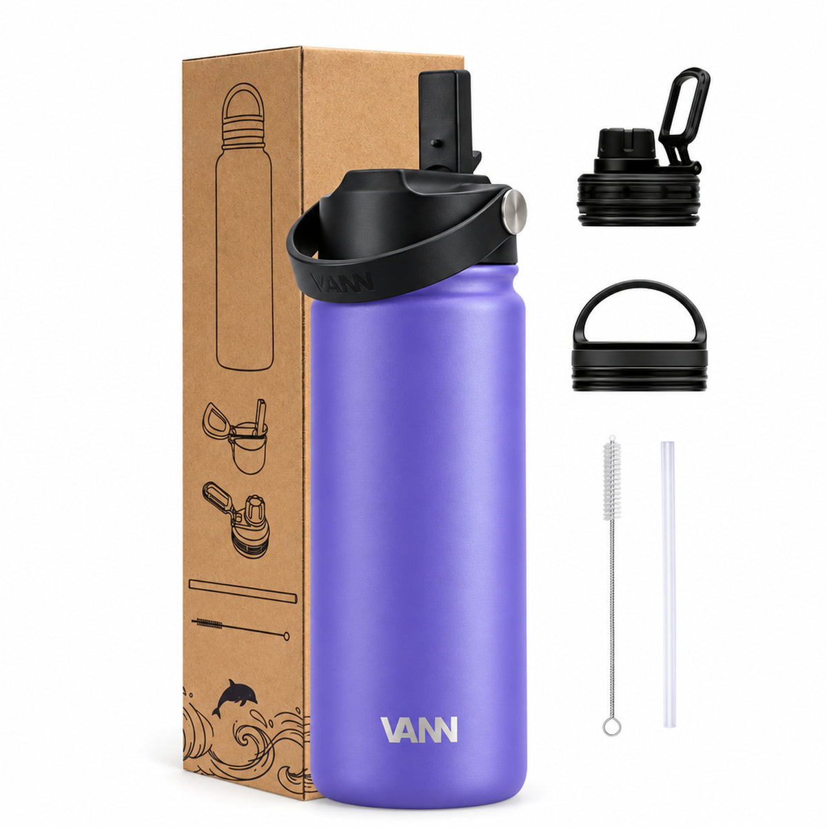 VANN Ultimate Bottle 500 ml - Monarch Violet