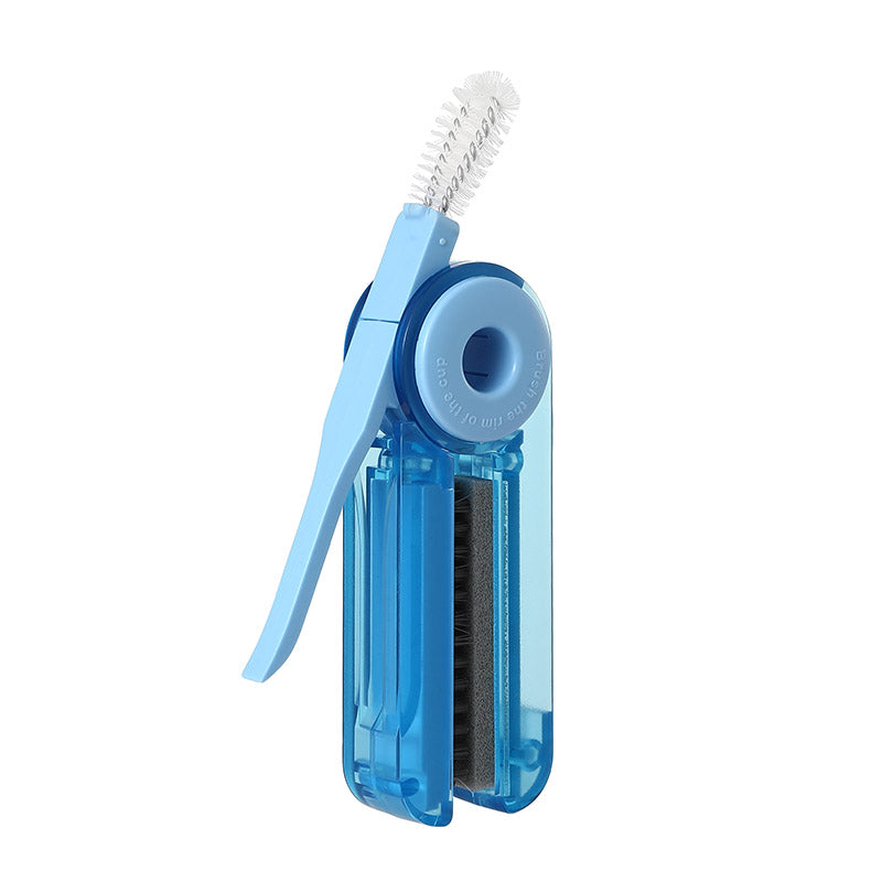 Reinigingsborstel voor doppen