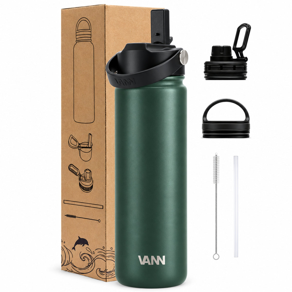 VANN Ultimate Bottle 650 ml - Dark Forest