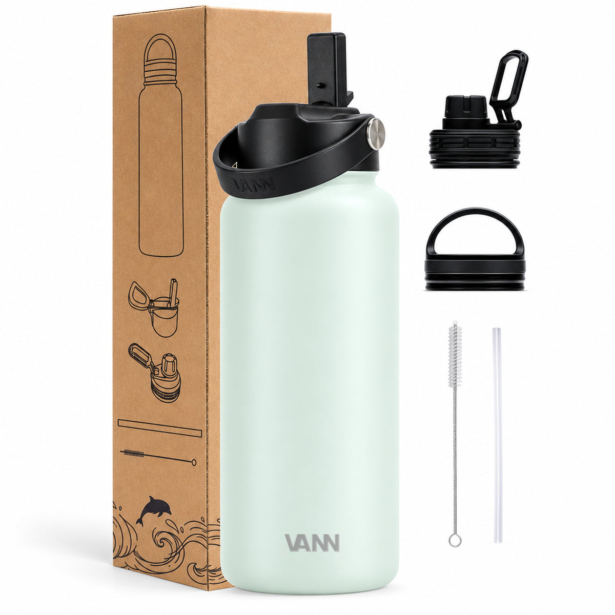 VANN Ultimate Bottle 1 liter - Arctic Sage
