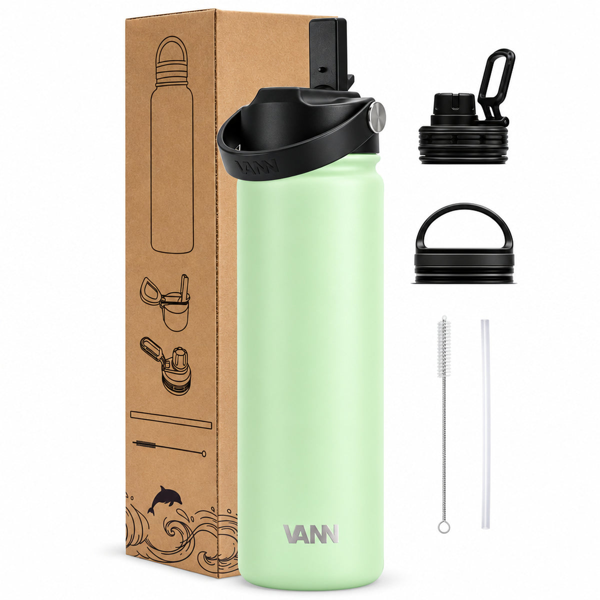 VANN Ultimate Bottle 650 ml - Kiwi