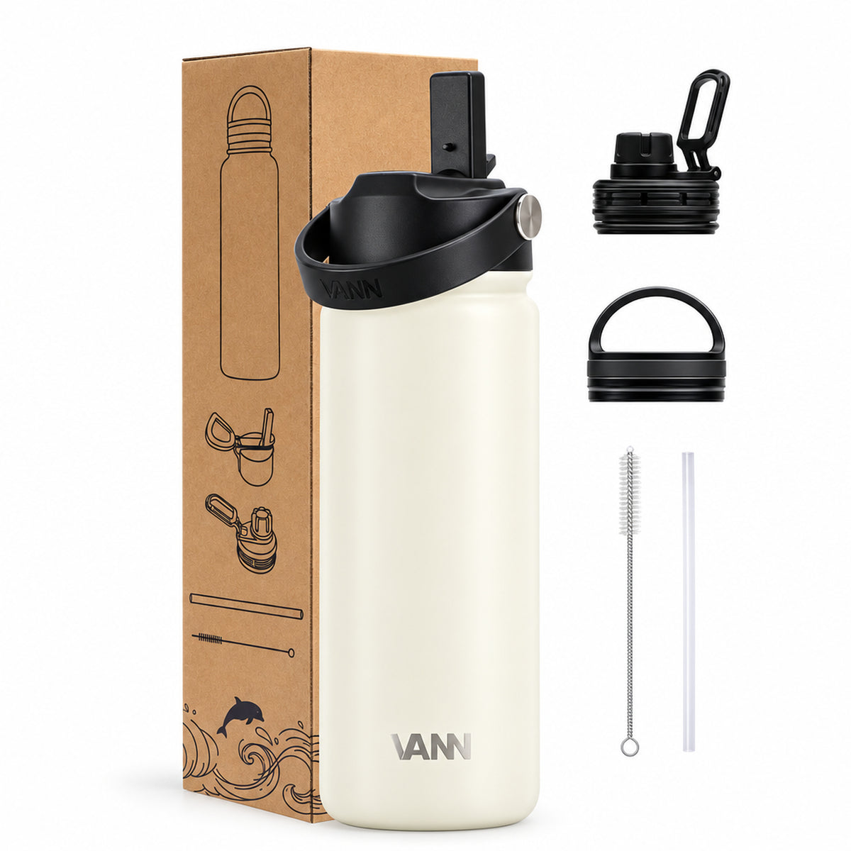 VANN Ultimate Bottle 500 ml - Ivory