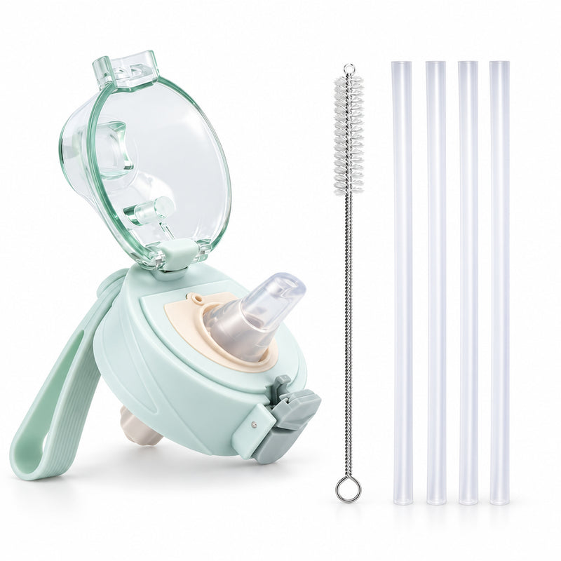 Activate Bottle cap with straws Ice Blue