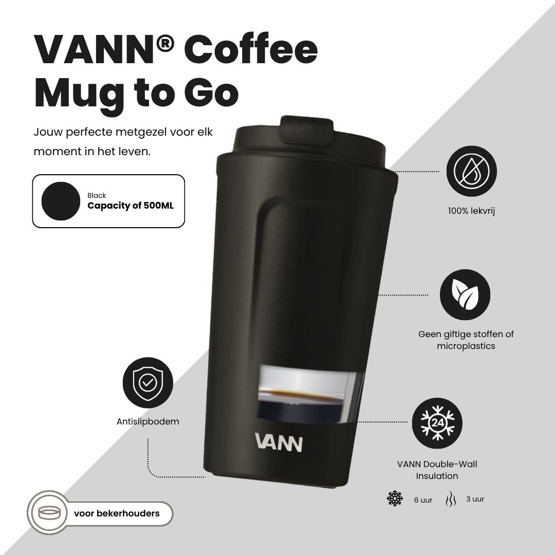 VANN® Koffiebeker Grande 500ML