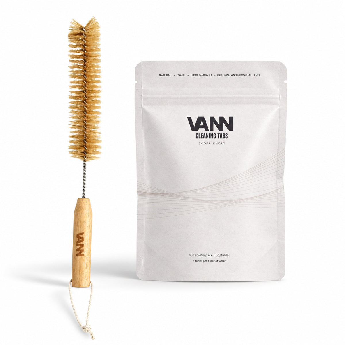 VANN Schoonmaakset - productfoto op witte achtergrond