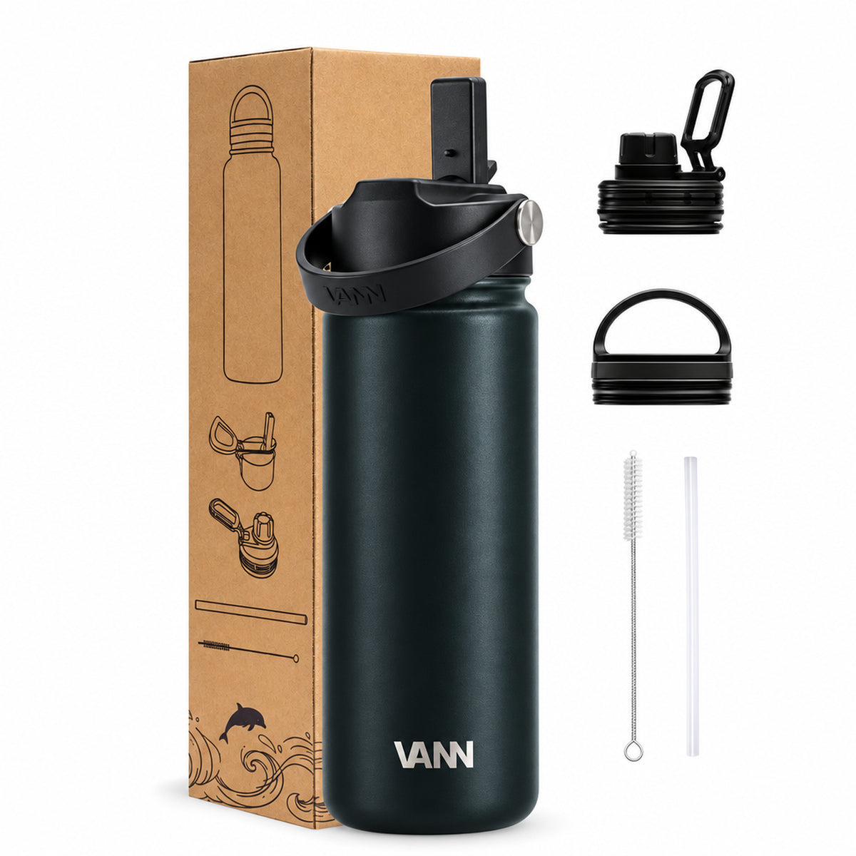 VANN Ultimate Bottle 500 ml - Black