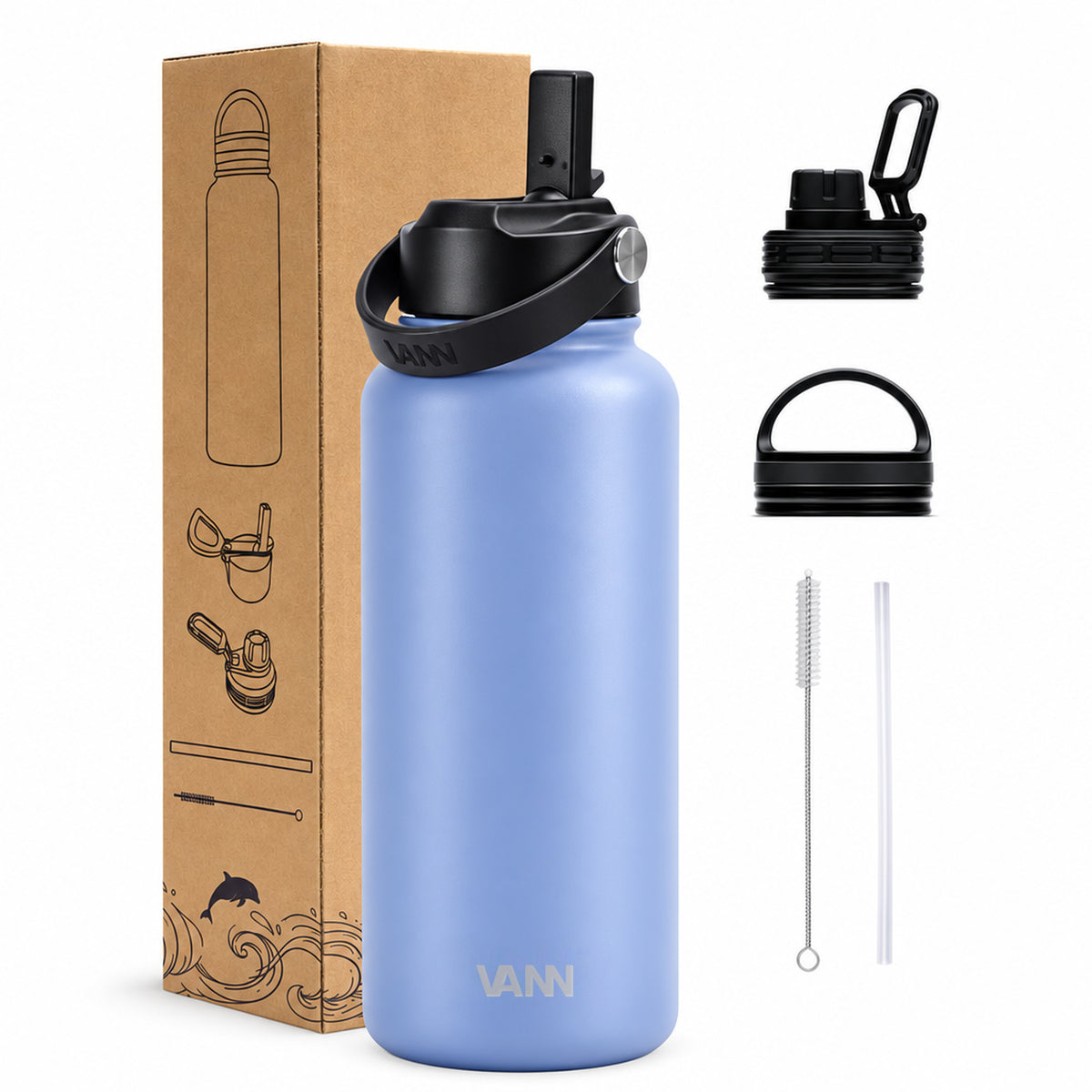 VANN Ultimate Bottle 1 liter - Twilight Bloom