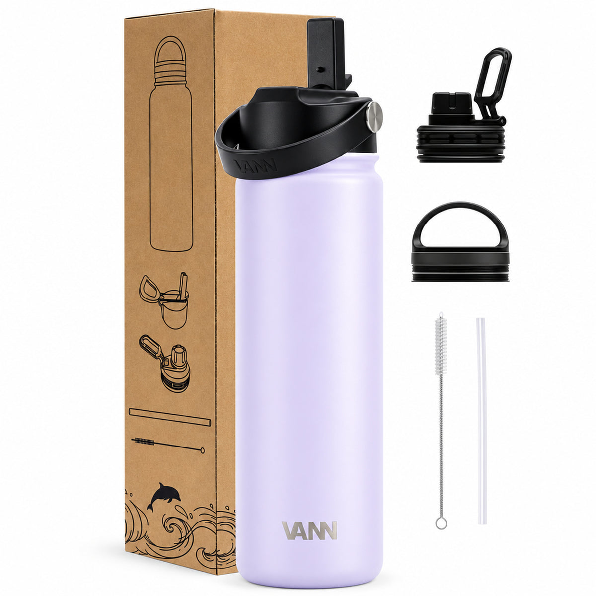 VANN Ultimate Bottle 650 ml - Love Lila