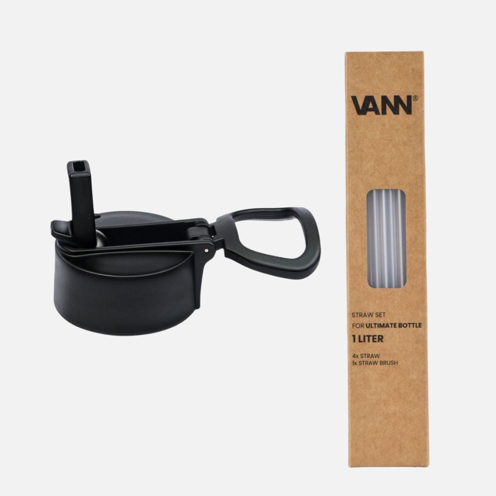 Dop met rietje V1 met rietjes - Ultimate Bottle