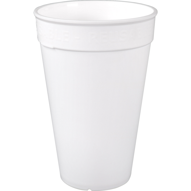 ÖkoCup® 20x Reusable plastic cups for cold and hot drinks