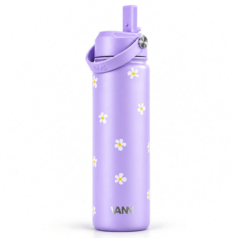 Flower Bottle™ 650 ml / Lila Flowers