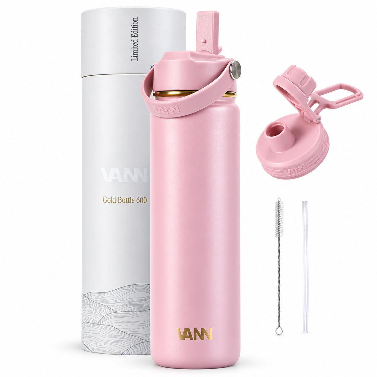 VANN Gold Bottle - Pink
