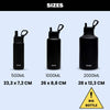 Vattenflaskor 2 liter