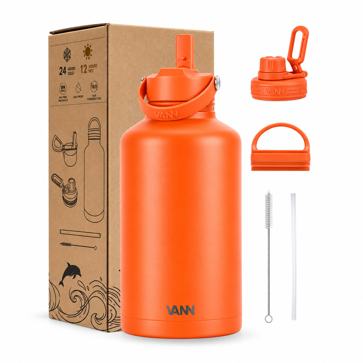 VANN Ultimate Bottle 2 liter - Orange