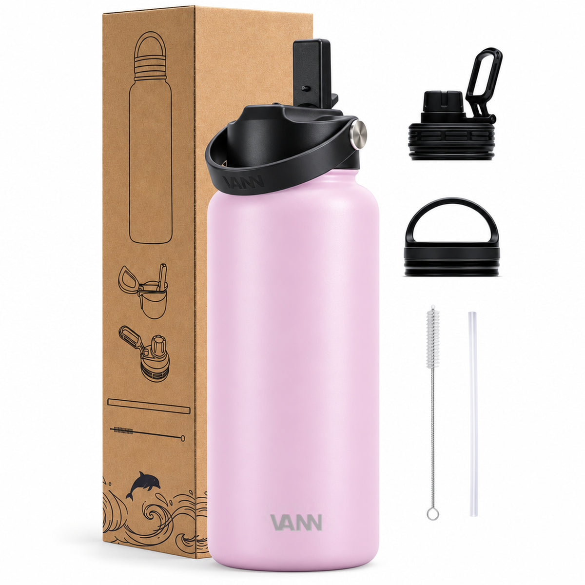 VANN Ultimate Bottle 1 liter - Pink