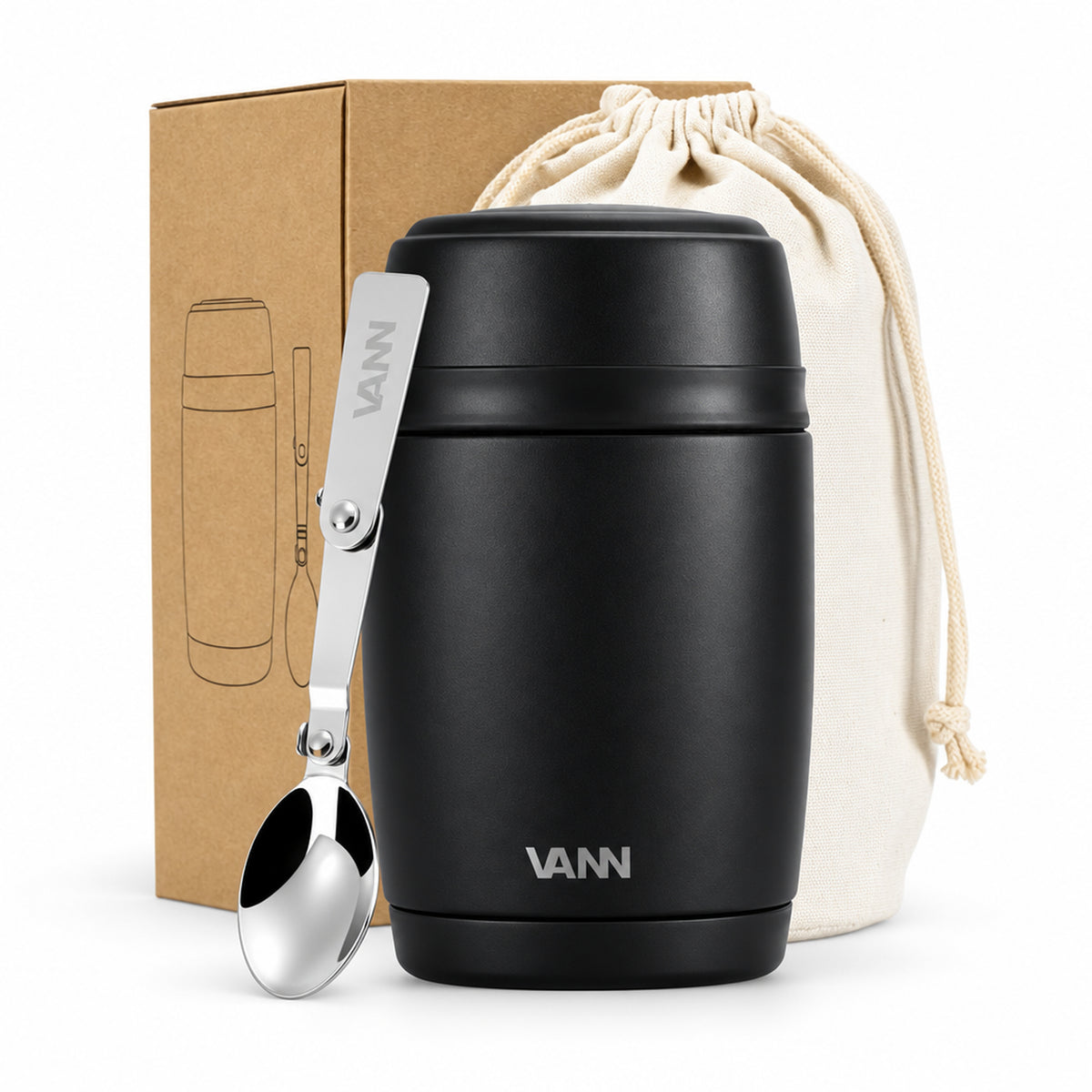 VANN Lunchpot - Black