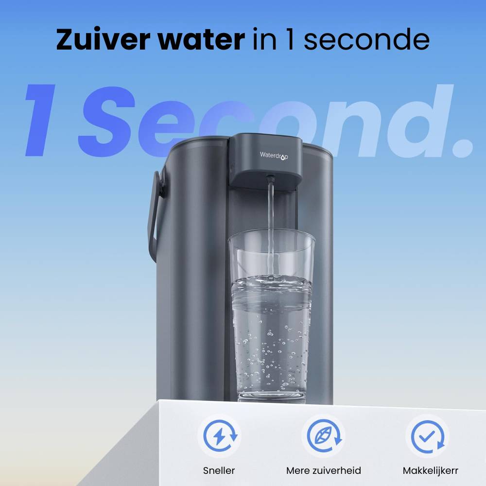 Electric water filter jug ​​- Blue