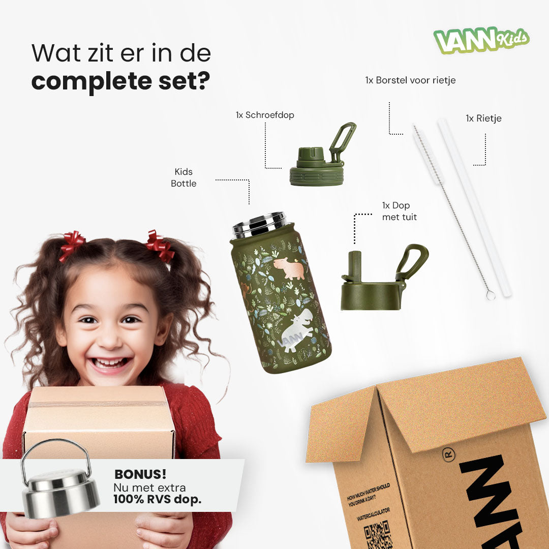 VANN® RVS KINDERDRINKFLES