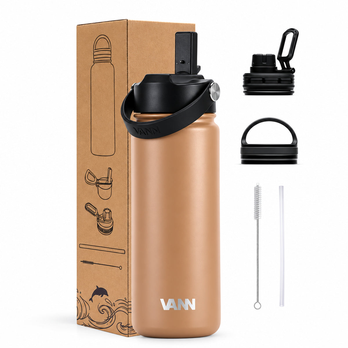 VANN Ultimate Bottle 500 ml - Cappuccino