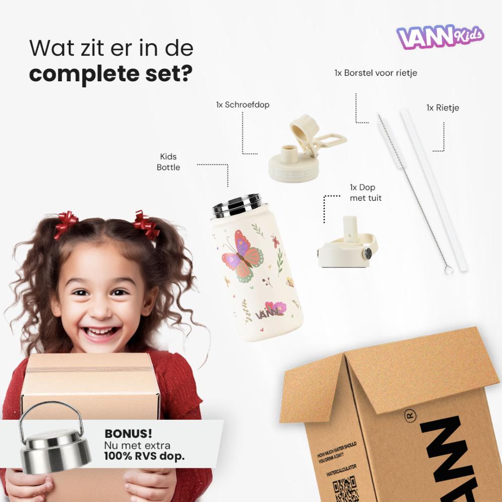 VANN® RVS KINDERDRINKFLES