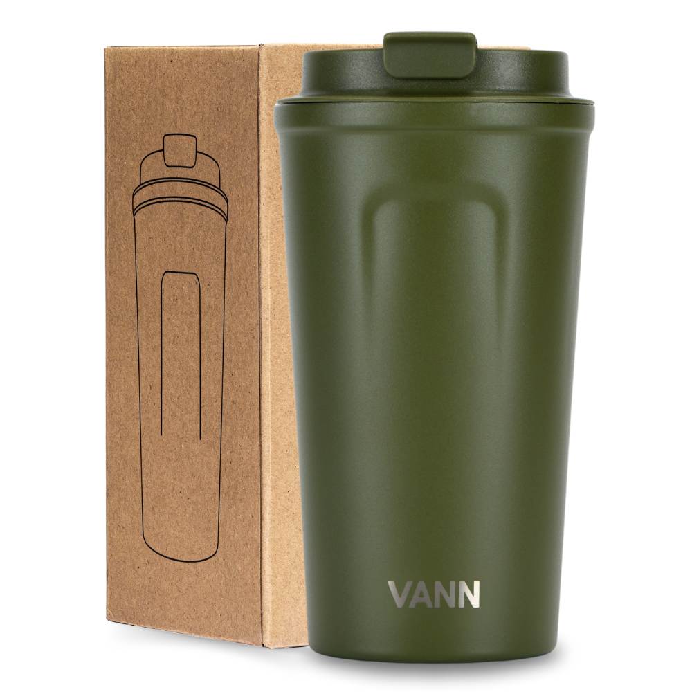 VANN® STAINLESS STEEL COFFEE MUG TO GO