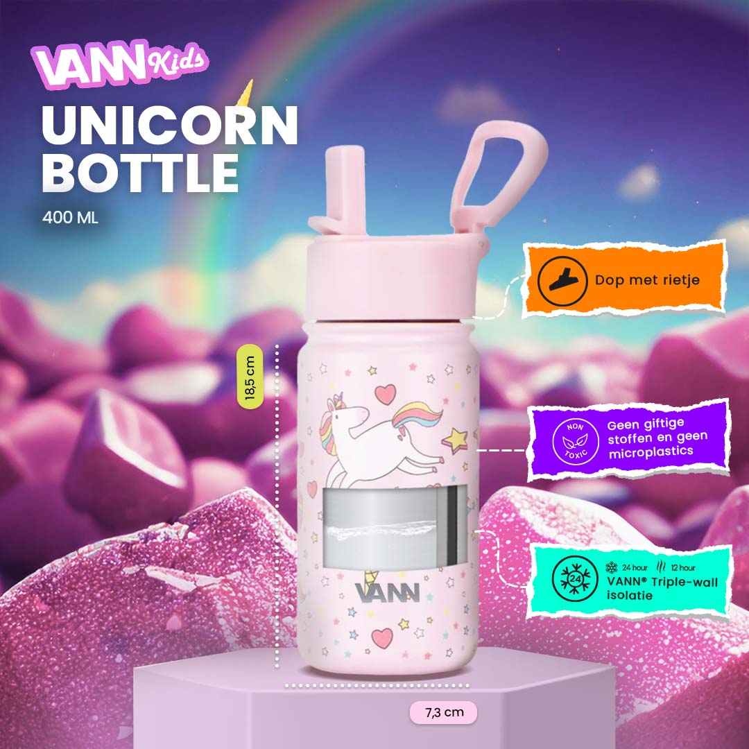 VANN® RVS KINDERDRINKFLES