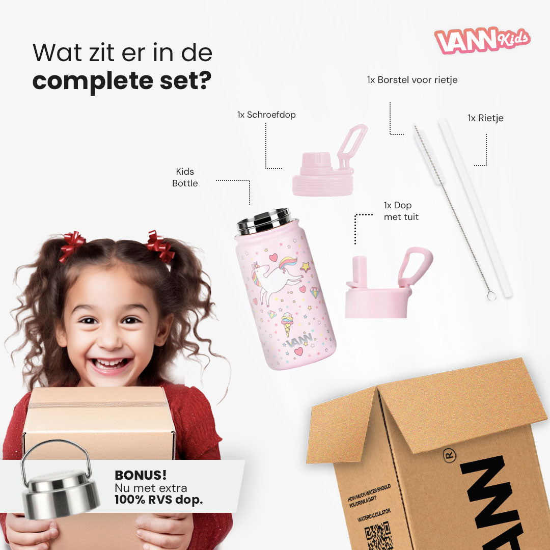 VANN® RVS KINDERDRINKFLES