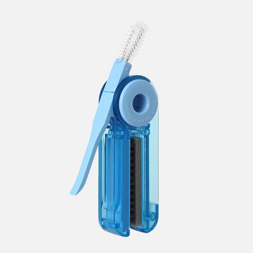 Reinigingsborstel voor doppen