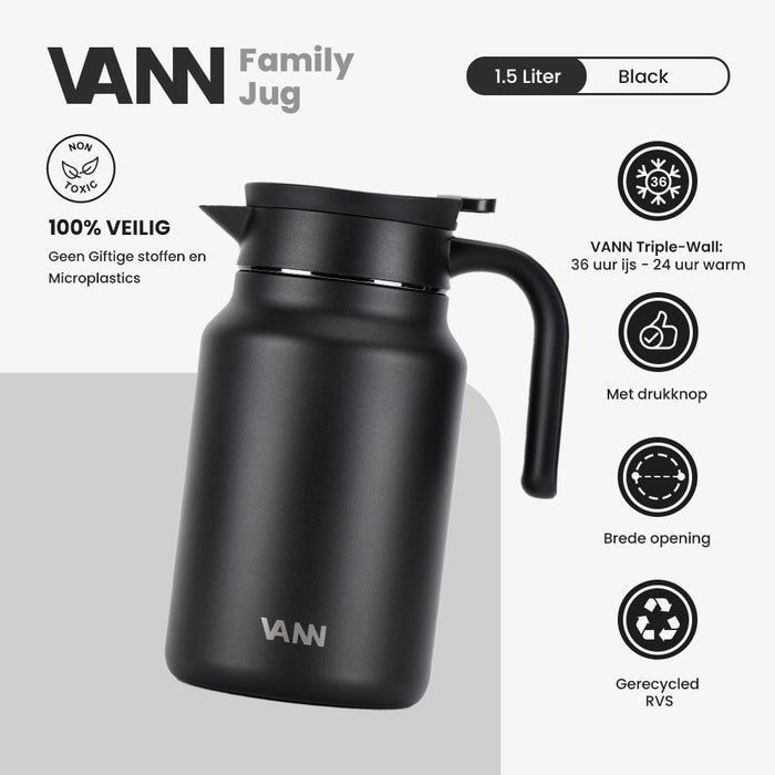Vacuüm-geïsoleerde Roestvrijstalen Thermosfles Voor 24 Uur Warmte Isolatie Ideaal Voor Koffie Thee En Water Vacuüm-geïsoleerde Roestvrijstalen Thermosfles Voor 24 Uur Warmte Isolatie Ideaal Voor Koffie Thee En Water
