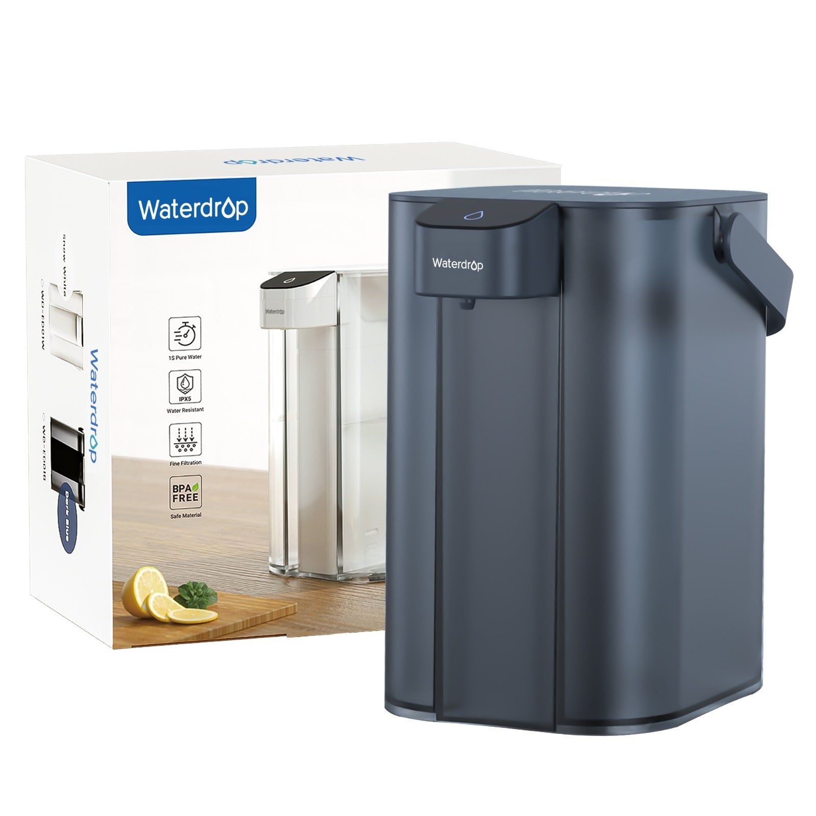 Electric water filter jug ​​- Blue